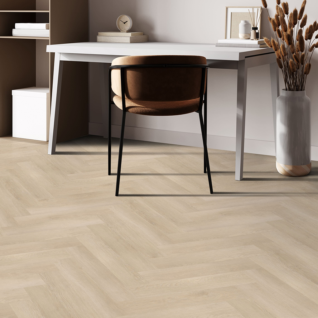 Solidfloor Mansion Klik-PVC Visgraat Vloer Ivory Oak 1.35m2